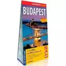 comfortmap Plan miasta Budapeszt 113 000 Książki Literatura podróżnicza