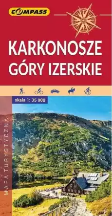 Mapa turystyczna Karkonosze Góry Izerskie w2 Książki Turystyka mapy atlasy