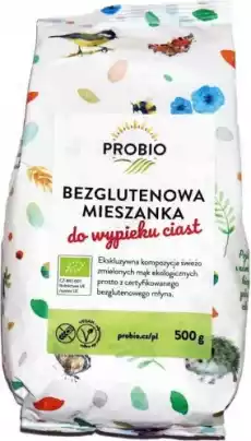 MIESZANKA DO WYPIEKU CIASTA BEZGLUTENOWA BIO 500 g PROBIO Artykuły Spożywcze Pieczywo