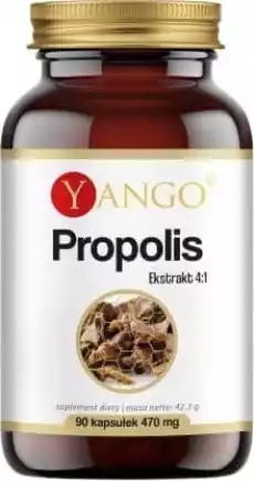 Propolis ekstrakt 41 90 kapsułek YANGO Artykuły Spożywcze Produkty dietetyczne Suplementy