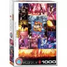 Puzzle 1000 el Kiss najgorętsze przedstawienie na Ziemi Eurographics Dla dziecka Zabawki Puzzle