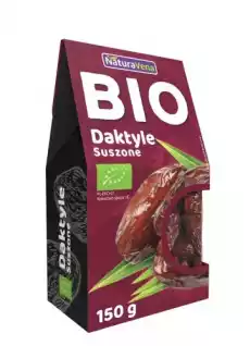 DAKTYLE SUSZONE BIO 150 g NATURAVENA Artykuły Spożywcze Bakalie i suszone owoce