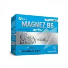 Ekamedica Magnez B6 Activ Suplement diety 21 sasz Zdrowie i uroda Zdrowie Witaminy minerały suplementy diety