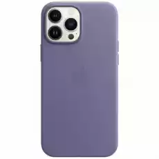 Etui Apple Leather Case MagSafe do iPhone 13 Pro Max fioletowe Telefony i akcesoria Akcesoria telefoniczne Etui