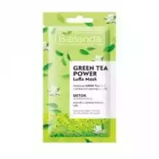 Bielenda Green Tea Power Luffa Mask detoksykująca maseczka 2w1 z delikatnym peelingiem 8 g Zdrowie i uroda Kosmetyki i akcesoria Pielęgnacja twarzy