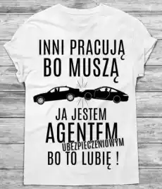 koszulka dla agenta ubezpieczeniowego Odzież obuwie dodatki Odzież męska Koszulki męskie