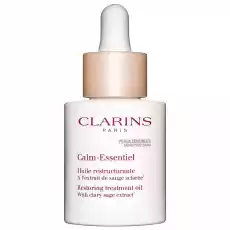 Clarins CalmEssentiel Restoring Treatment Oil łagodzący olejek do twarzy 30ml Zdrowie i uroda Kosmetyki i akcesoria Pielęgnacja twarzy Serum do twarzy