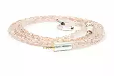 CM Cable Shine 8 kabel IEM Wtyk IEM 25mm Konektory MMCX Sprzęt RTV Audio Kable