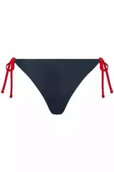 MAJTKI BIKINI DAMSKIE TOMMY JEANS UW0UW03403 GRANATOWOCZERWONE Odzież obuwie dodatki Bielizna damska Kostiumy kąpielowe