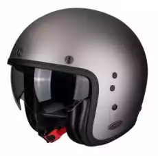 SCORPION KASK OTWARTY BELFAST SOLID TITANIUM Motoryzacja Sporty Motorowe Ochrona Głowy Kaski