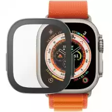 Szkło antybakteryjne etui Panzerglass Full Body Apple Watch Ultra 21 49 mm czarna ramka Telefony i akcesoria Akcesoria telefoniczne Folie ochronne