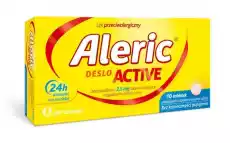 Aleric Deslo Active 25mg x 10 tabletek Zdrowie i uroda Zdrowie Leki Alergia