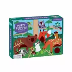 Puzzle sensoryczne z miękkimi aplikacjami Las 3 Mudpuppy Dla dziecka Zabawki Puzzle