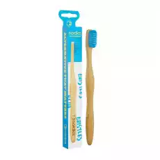 Bamboo Toothbrush bambusowa szczoteczka do zębów Blue Zdrowie i uroda Kosmetyki i akcesoria Pielęgnacja zębów i jamy ustnej