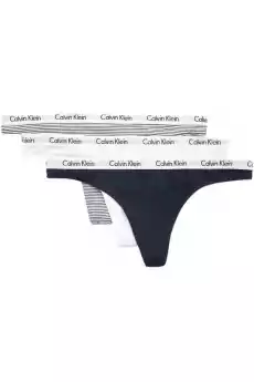 STRINGI DAMSKIE CALVIN KLEIN QD3587E KOLOROWE Odzież obuwie dodatki Bielizna damska Majtki