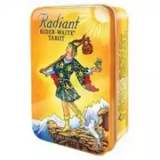 Rider Waite Tarot Radiant w metalowym pudełku Książki Ezoteryka senniki horoskopy