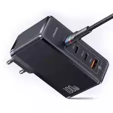 USAMS Ładowarka sieciowa GaN 100W PD 3xUSBC USB T50 Telefony i akcesoria