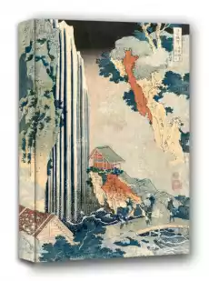 Ono Waterfall on the Kiso Road Hokusai obraz na płótnie Wymiar do wyboru 20x30 cm Dom i ogród Wyposażenie wnętrz Dekoracja Obrazy i plakaty