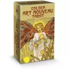 Golden Art Nouveau Tarot Mini Książki Ezoteryka senniki horoskopy