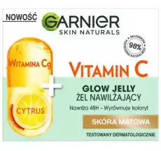 Skin Naturals Vitamin C Glow Jelly żel nawilżający do twarzy Witamina Cg Cytrus 50ml Zdrowie i uroda Kosmetyki i akcesoria Pielęgnacja twarzy Kremy do twarzy