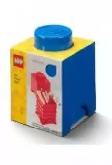 Pojemnik klocek LEGO Brick 1 niebieski Biuro i firma Akcesoria biurowe Organizacja dokumentów