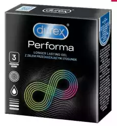 PREZERWATYWA DUREX Performa x 3 sztuki Zdrowie i uroda Zdrowie Antykoncepcja