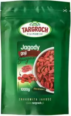 Jagody goji suszone 1000g Targroch Artykuły Spożywcze Bakalie i suszone owoce