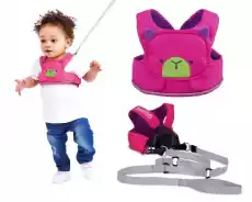 Szelki bezpieczeństwa ToddlePak Pink Betsy różowe Trunki Dla dziecka Akcesoria dla dzieci Wózki i akcesoria Akcesoria do wózków