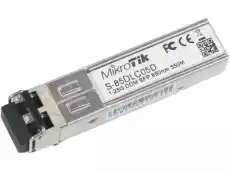 MODUŁ SFP MIKROTIK S85DLC05D 125G MM 550m 850nm Komputery Urządzenia sieciowe Akcesoria do urządzeń sieciowych