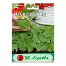 W Legutko nasiona Microgreens Nasturcja niska różowa 20 g Dom i ogród Ogród Kwiaty i nasionacebulki