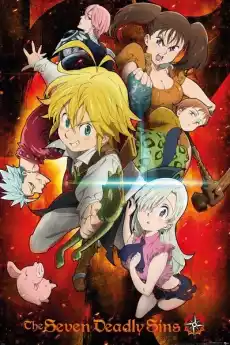 The Seven Deadly Sins Key Art plakat Dom i ogród Wyposażenie wnętrz Dekoracja Obrazy i plakaty