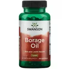 Swanson Borage Oil 60kaps Zdrowie i uroda Zdrowie Witaminy minerały suplementy diety