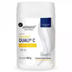 ALINESS WITAMINA C QUALIC 1000MG PROSZEK 250G Zdrowie i uroda Zdrowie Witaminy minerały suplementy diety