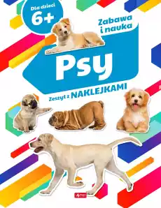 Psy zeszyt z naklejkami Książki