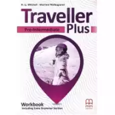 Traveller Plus Workbook including Extra Grammar Section Preintermediate Książki Podręczniki i lektury