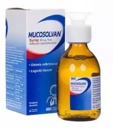 MUCOSOLVAN syrop 200ml Zdrowie i uroda Zdrowie Leki Przeziębienie i grypa