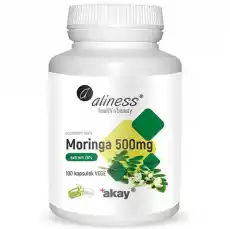 ALINESS MORINGA EKSTRAKT 20 500MG 100 KAPSUŁEK VEGE Zdrowie i uroda Zdrowie Witaminy minerały suplementy diety