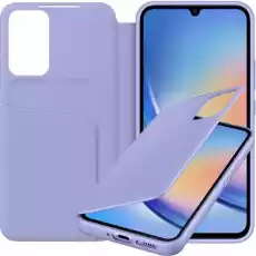 Etui z klapką Samsung Smart View Wallet Case do Galaxy A34 5G fioletowe Telefony i akcesoria Akcesoria telefoniczne Etui