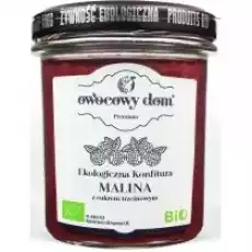 Owocowy Dom Konfitura malinowa 300 g Bio Artykuły Spożywcze Dżemy i konfitury