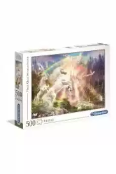 Puzzle 500 el High Quality Collection Sunset Unicorns Dla dziecka Zabawki Puzzle