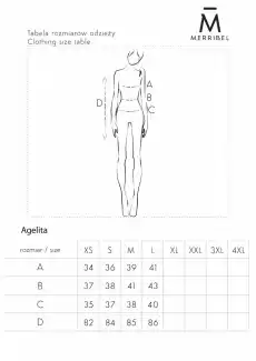 Agelita 1711 Dopasowana sukienka Merribel black Odzież obuwie dodatki Bielizna damska