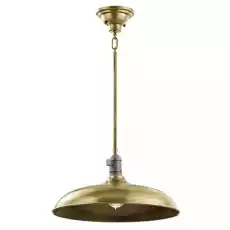 Lampa Sufitowa Wisząca Cobie Mosiądz 41x20cm Dom i ogród Wyposażenie wnętrz Oświetlenie Lampy sufitowe