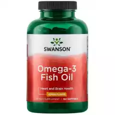 Swanson Omega3 smak cytrynowy 150 żelek Zdrowie i uroda Zdrowie Witaminy minerały suplementy diety