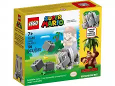 LEGO 71420 Super Mario Nosorożec Rambi zestaw rozszerzający Dla dziecka Zabawki Klocki