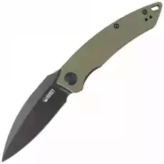 Nóż Kubey Knife Leaf Green G10 Black Stonewashed KU333C Broń i militaria Noże i przybory Noże