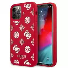 Guess GUHCP12LLSPEWRE iPhone 12 Pro Max 67 czerwonyred hard case Peony Collection Telefony i akcesoria Akcesoria telefoniczne Etui