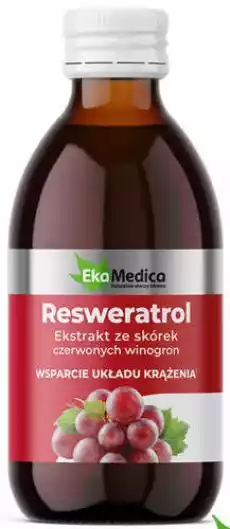 Resweratrol płyn 250ml Zdrowie i uroda Zdrowie FarmaceutykiLeki