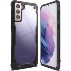 Etui Ringke Fusion X Galaxy S21 Plus 5G czarne Telefony i akcesoria Akcesoria telefoniczne Etui