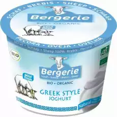 OWCZY JOGURT GRECKI BIO 250 g BERGERIE Artykuły Spożywcze Nabiał