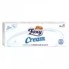 Foxy Chusteczki higieniczne Cream z kremem nawilżającym 10 szt Zdrowie i uroda Kosmetyki i akcesoria Pielęgnacja ciała Higiena intymna Środki higieniczne